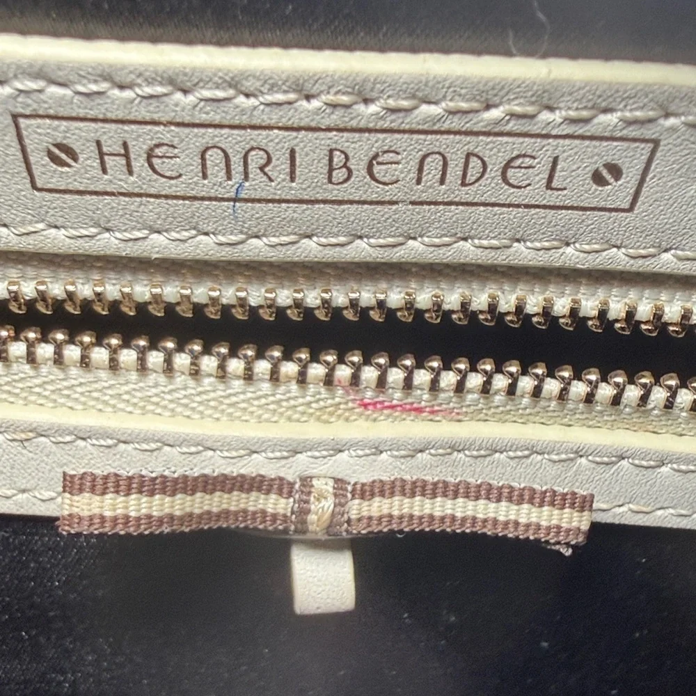 Henri Bendel Empire Tote Bag Purse Blue